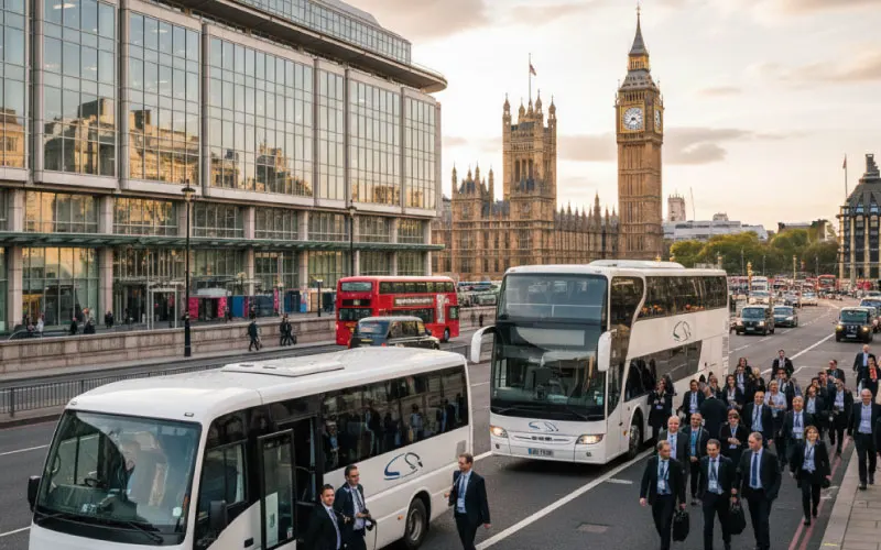 Group Transport for Conferences in the UK: Minibus vs Coach