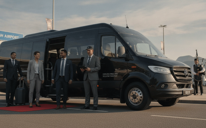 Corporate coach hire and executive VIP transport in Edinburgh for the Edinburgh Fringe 2026