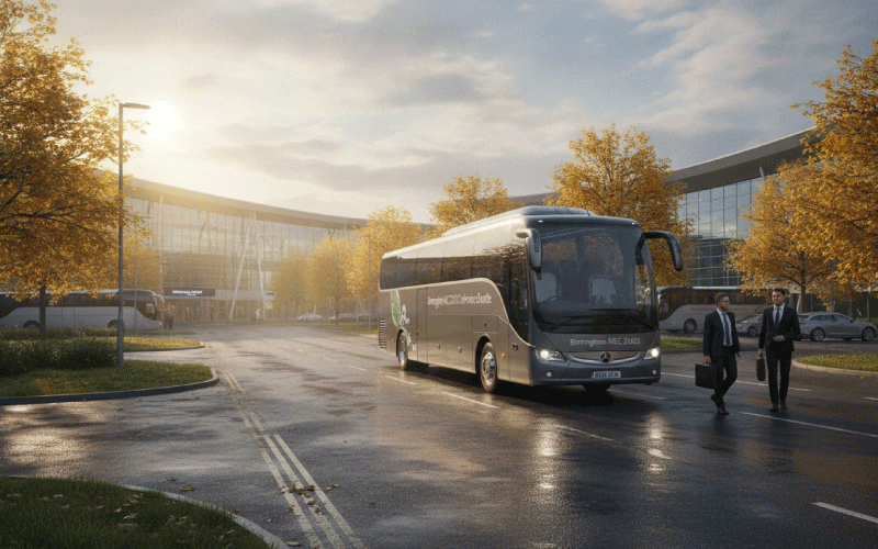 Corporate coach hire and managed transport for Birmingham NEC autumn 2026 conferences, exhibitions, delegate shuttles and executive transfers